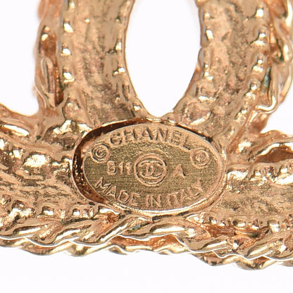 Chanel Metal CC Rope Earrings Gold 5 of 6
