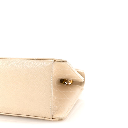 Chanel Caviar Stitch Medium Single Flap Beige Clair 11 of 11