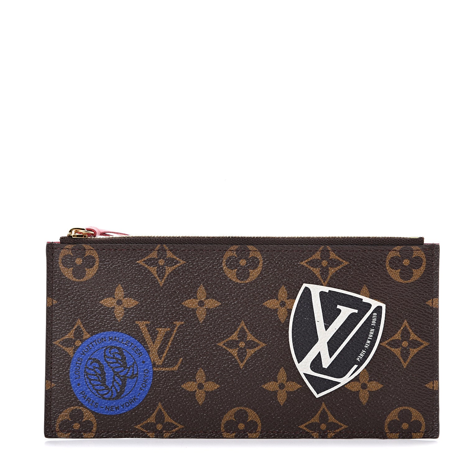 Louis Vuitton Monogram World Tour Felicie Chain Wallet Zippered Insert 1 of 6