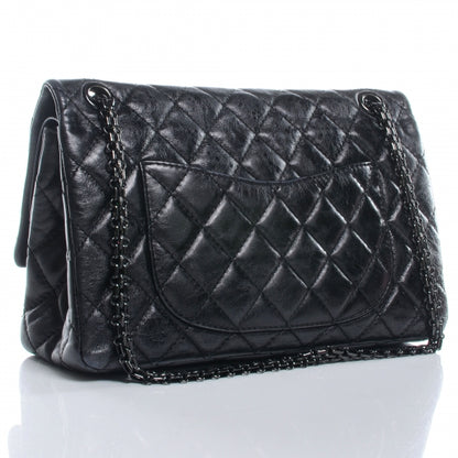 Chanel Calfskin 2.55 Reissue 226 Flap Metallic Black 3 of 8