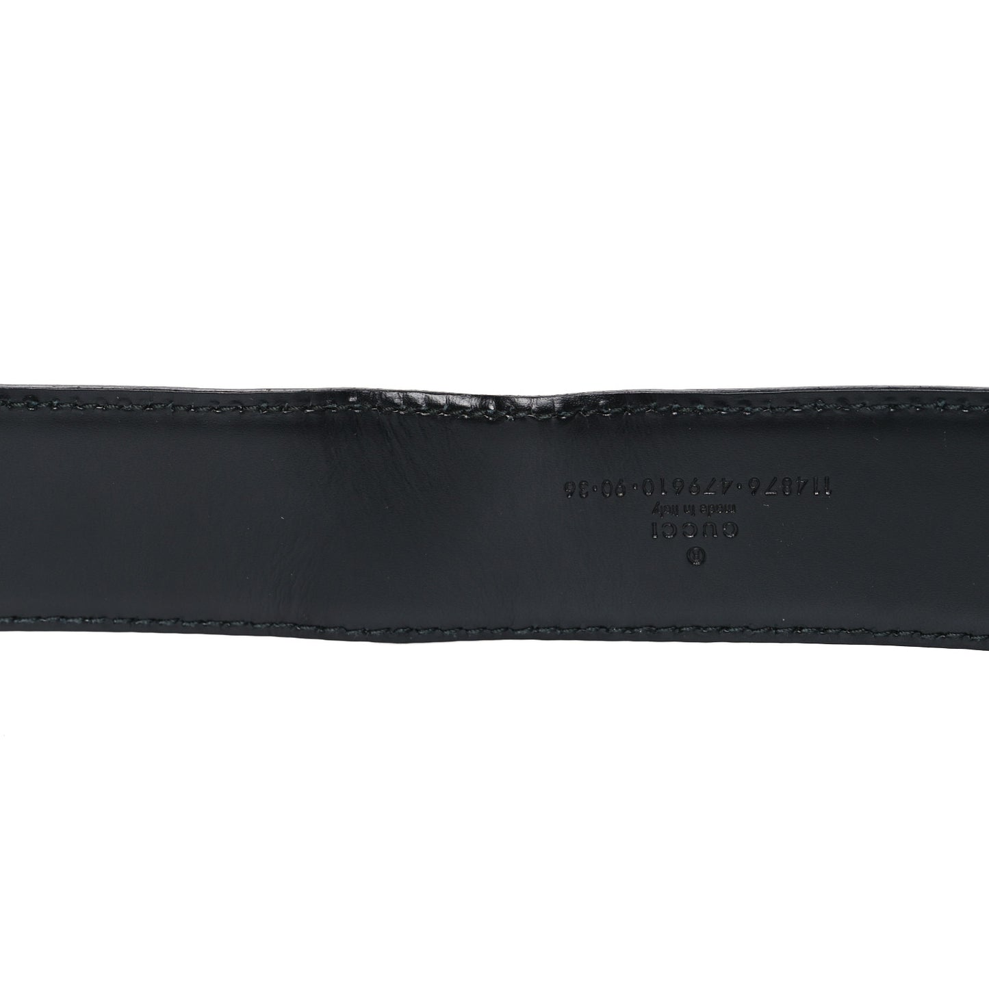 Guccissima Interlocking G 40mm Belt 90 36 Black
