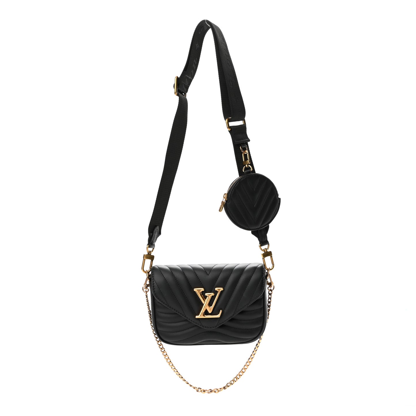 Calfskin New Wave Multi Pochette Black
