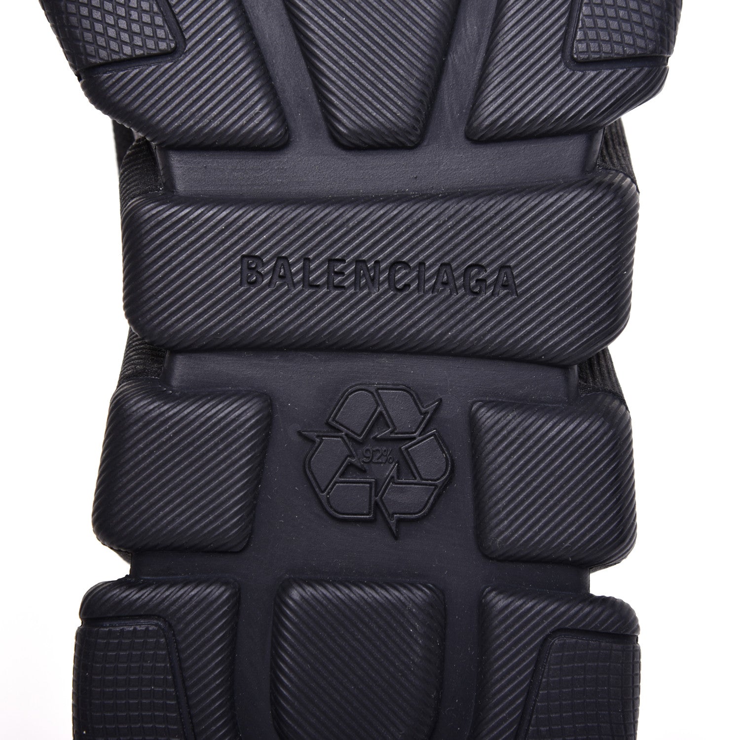 Balenciaga Neoprene Knit Logo Womens Speed Sneakers 39 Black 7 of 8