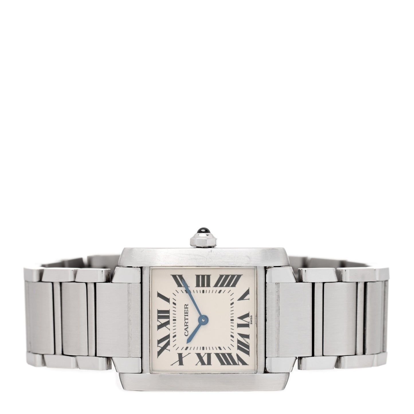 Stainless Steel 25mm Tank Francaise Quartz Watch