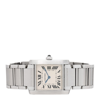 Cartier Stainless Steel 25mm Tank Francaise Quartz Watch 2 of 4