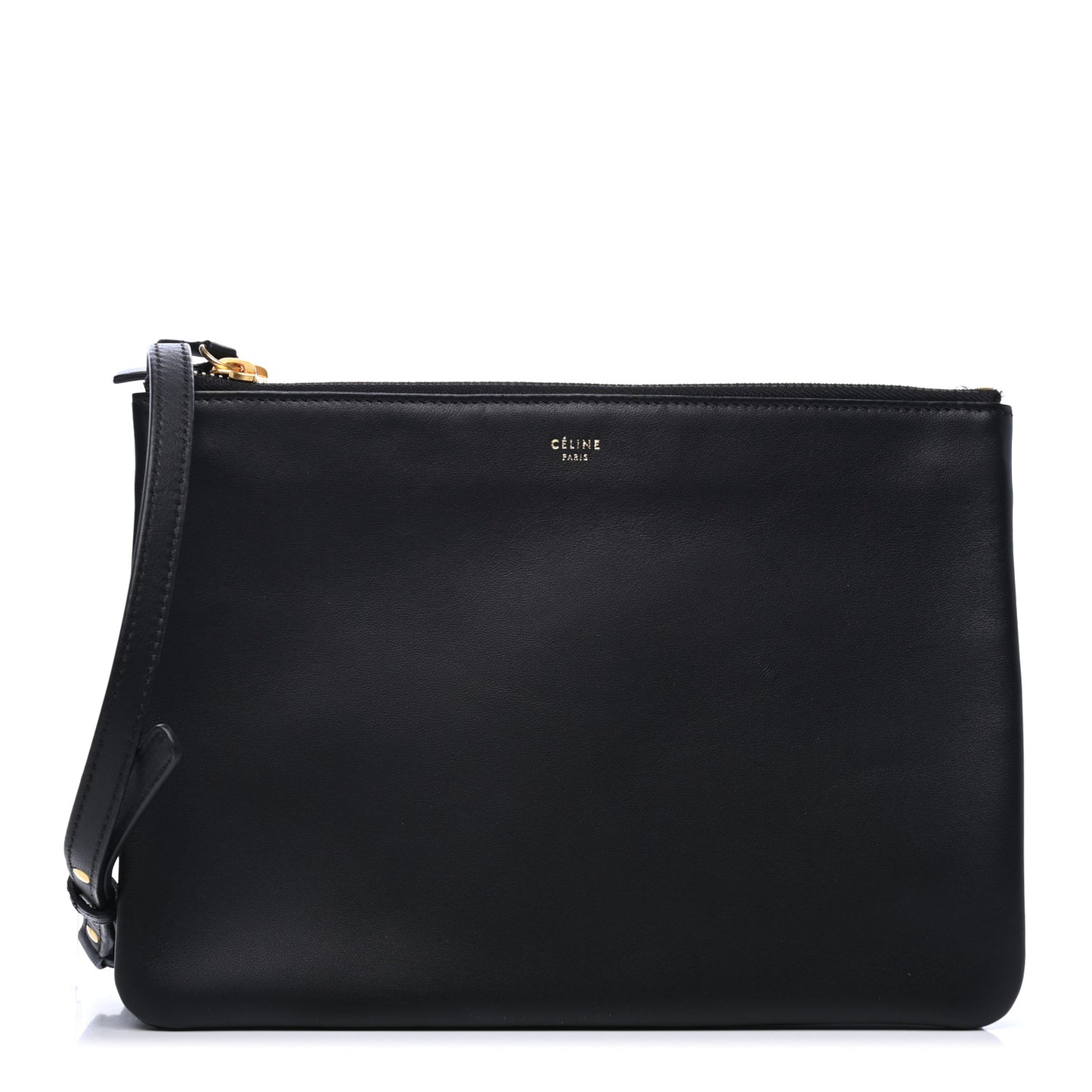 Lambskin Large Trio Crossbody Bag Black