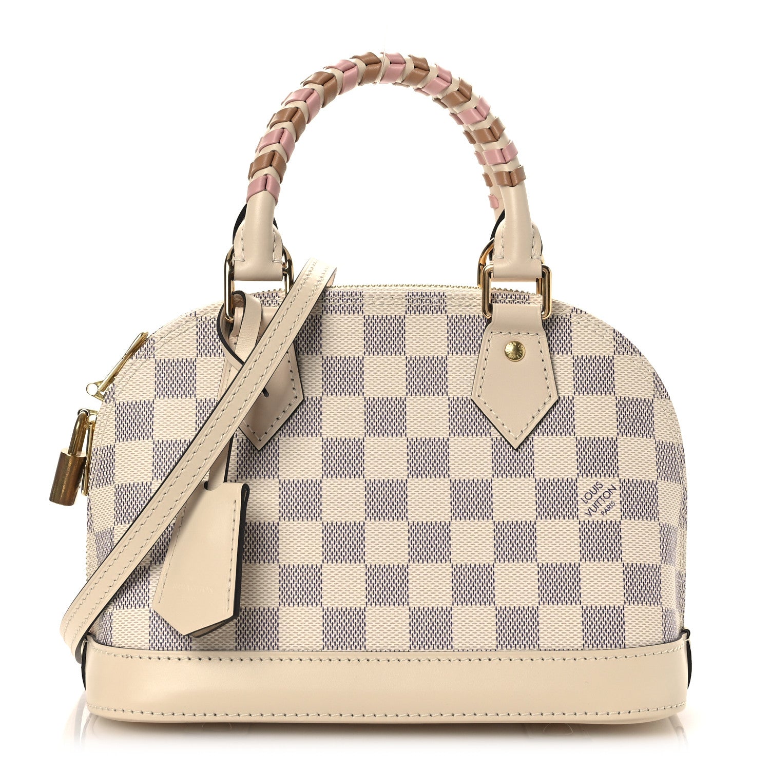 Louis Vuitton Damier Azur Braided Alma BB 1 of 10