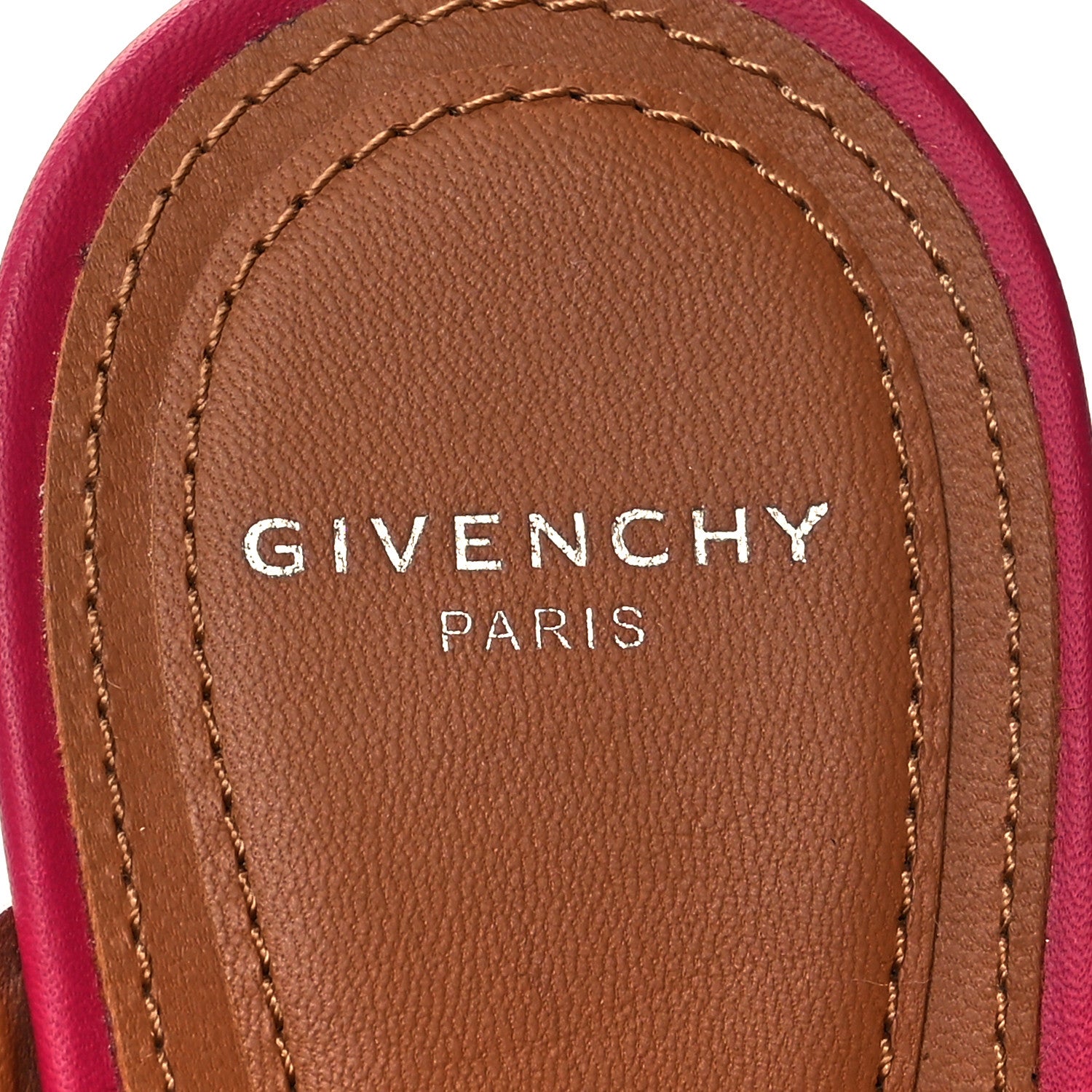 Givenchy Mink Calfskin Color Block Heels 37 Pink 7 of 9