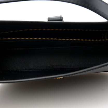 Versace Calfskin Large Greca Goddess Hobo Black 5 of 9