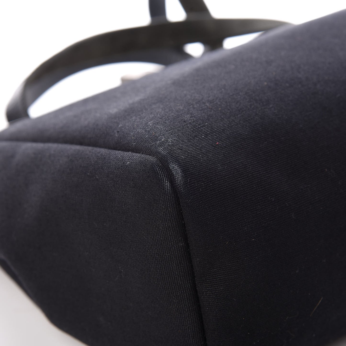 Toile Vache Calfskin Herbag 30 PM Black Natural