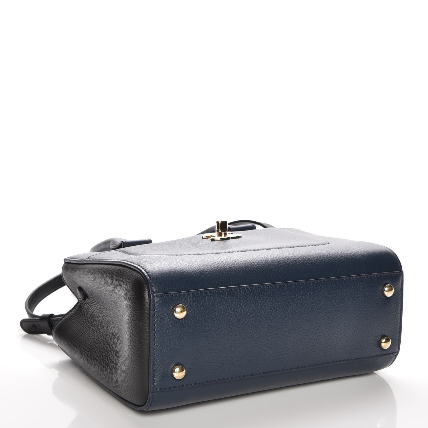 Chanel Grained Calfskin Mini Neo Executive Shopper Tote Navy 5 of 8