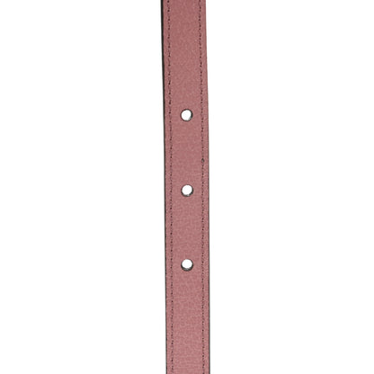 Gucci Textured Dollar Calfskin Enamel GG 15mm Belt 100 40 Carmine Rose 3 of 4
