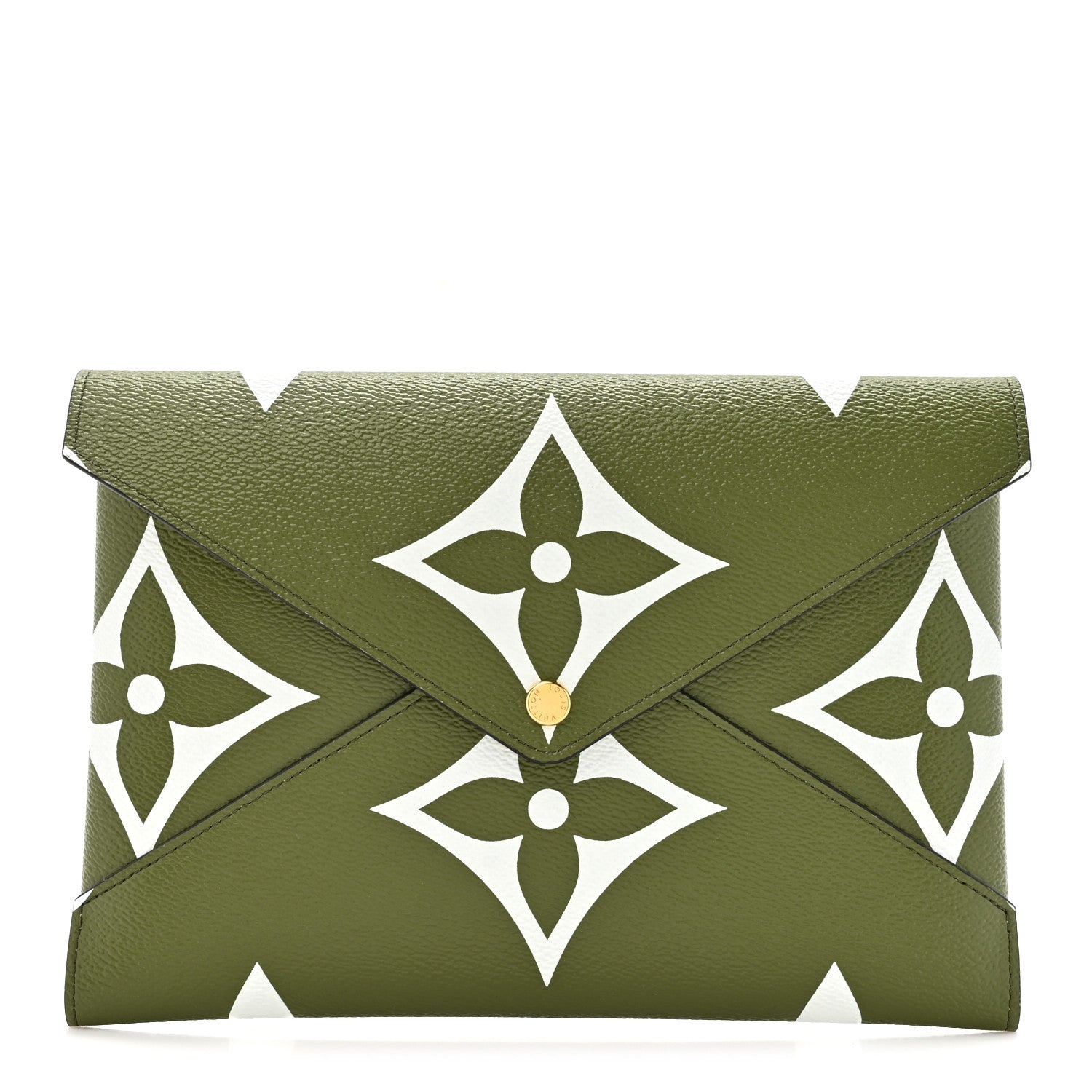 Louis Vuitton Monogram Giant Large Kirigami Pochette Kaki 1 of 9