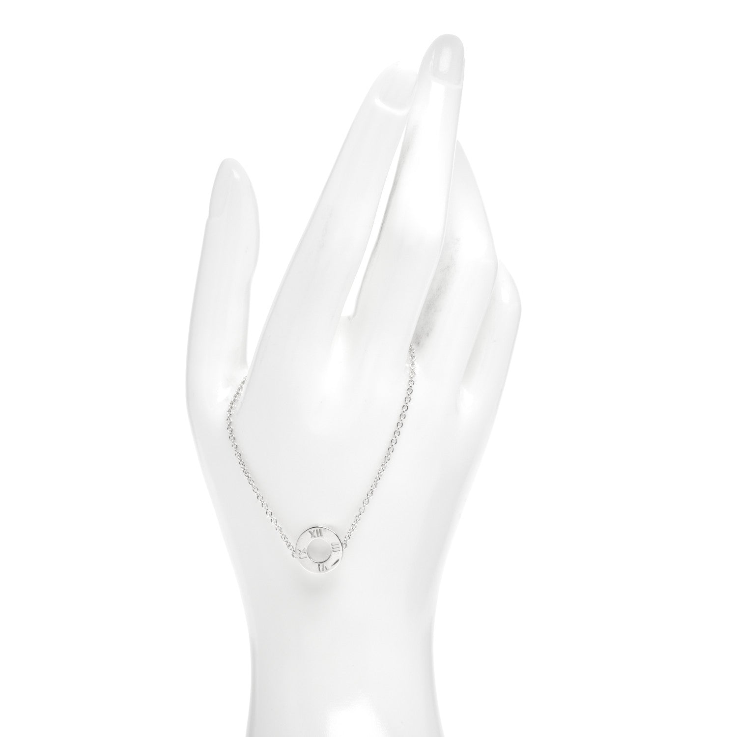 Tiffany Sterling Silver Atlas Pierced Bracelet 2 of 4