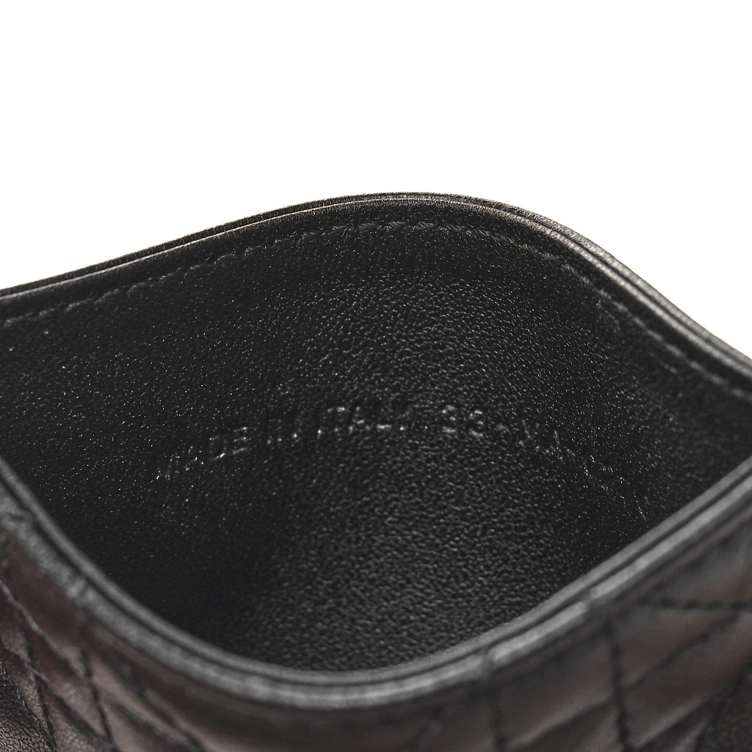 Christian Dior Lambskin Cannage Lady Dior Card Holder Black 6 of 7