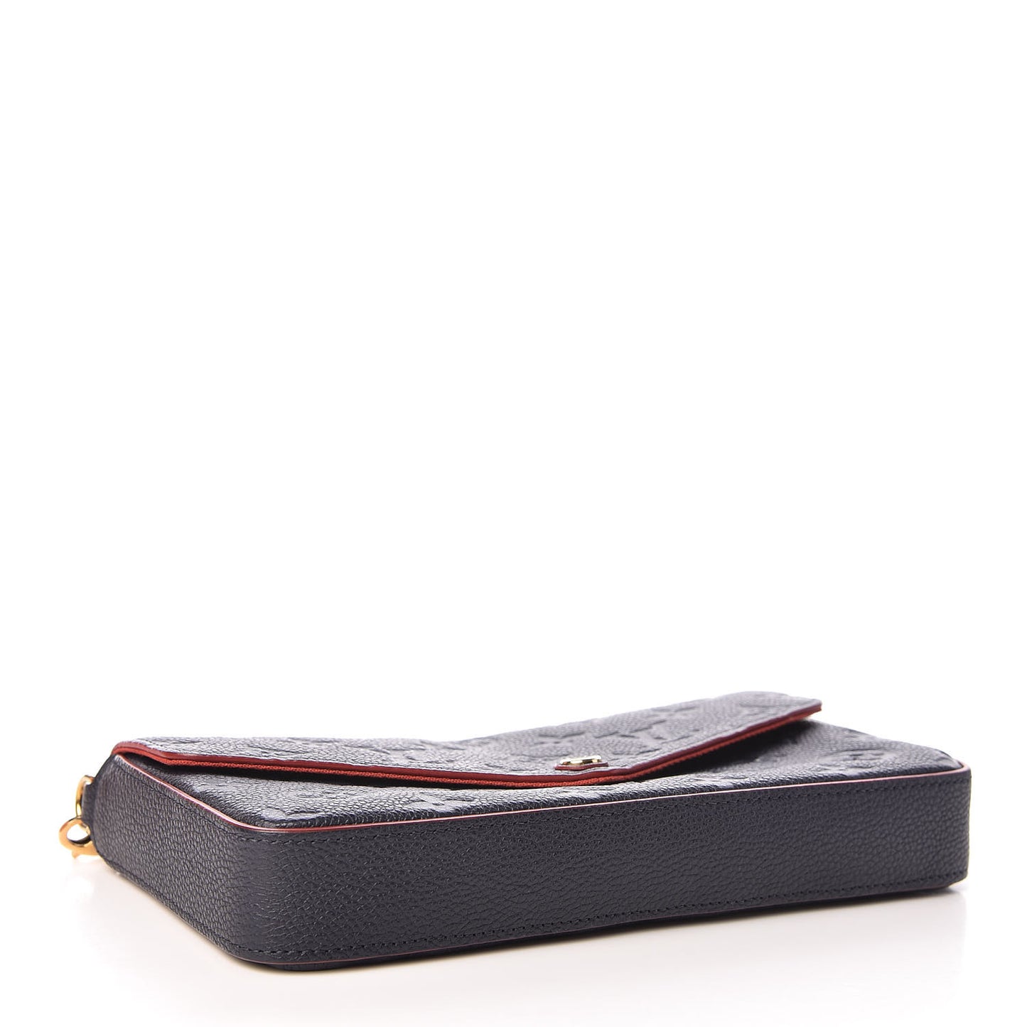 Empreinte Pochette Felicie Chain Wallet Marine Rouge