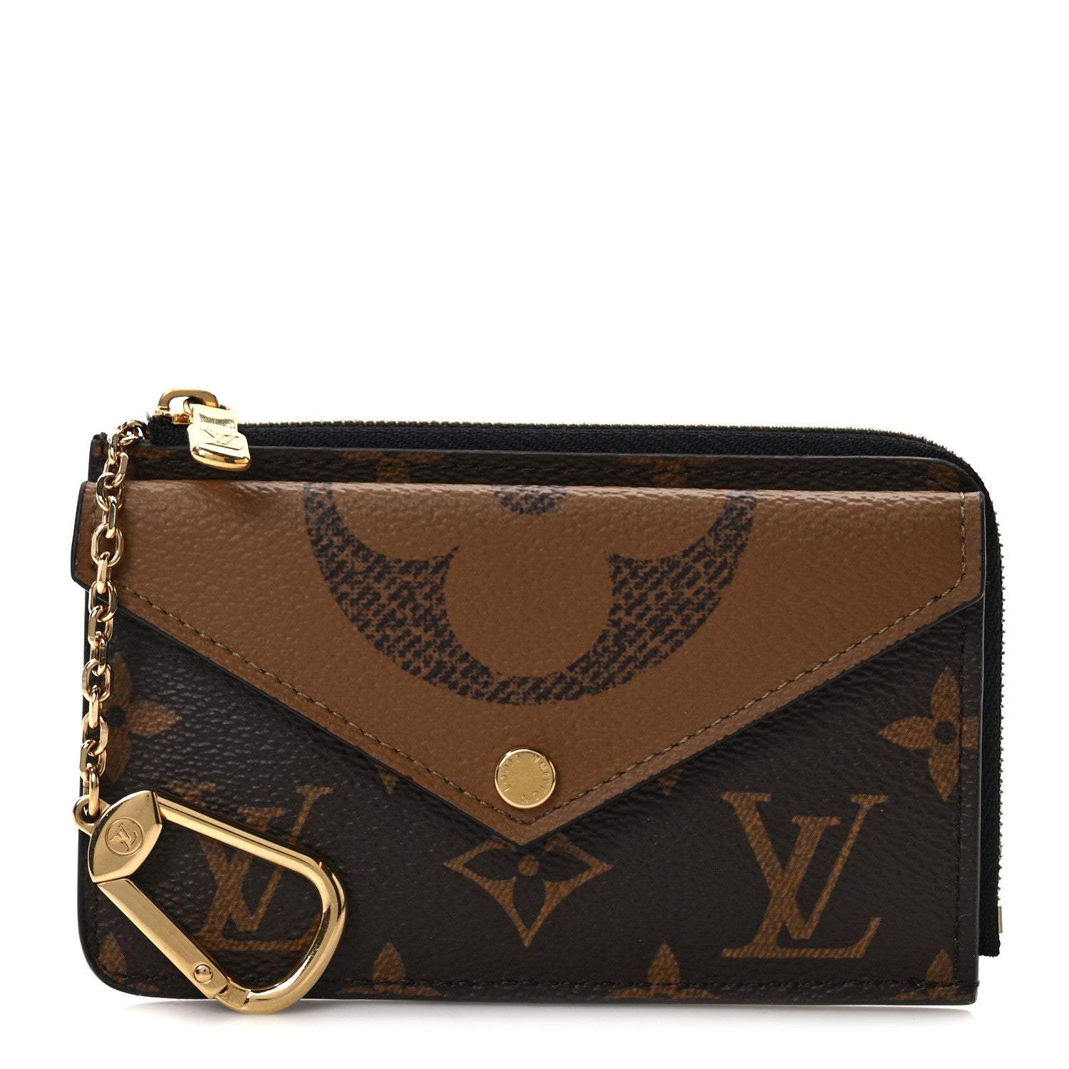 Louis Vuitton Reverse Monogram Recto Verso Card Holder Brown 1 of 6