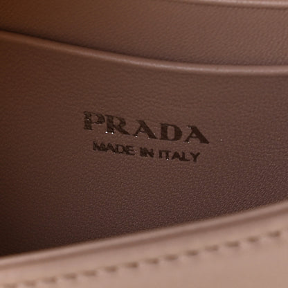 Prada Nappa Diagramme Mini Sidonie Chain Crossbody Bag Cipria 6 of 9