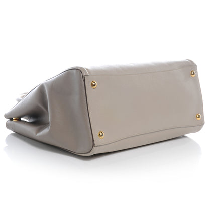 Prada Saffiano Lux Small Tote BN2438 Pomice Argilla 4 of 11