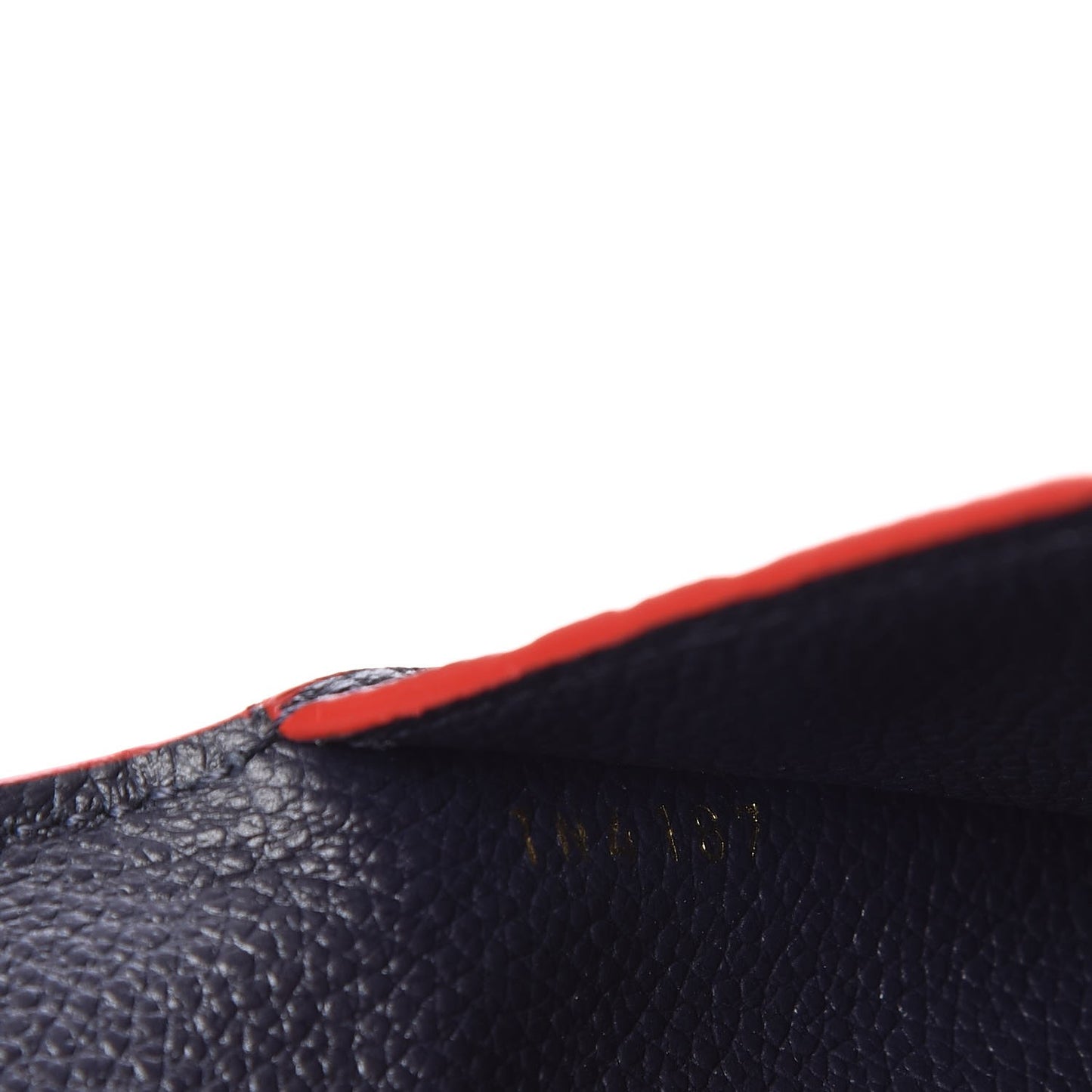 Empreinte Key Pouch Marine Rouge