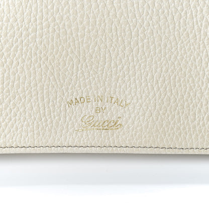 Gucci Dollar Calfskin Mini Swing Wallet Bag Mystic White 7 of 10