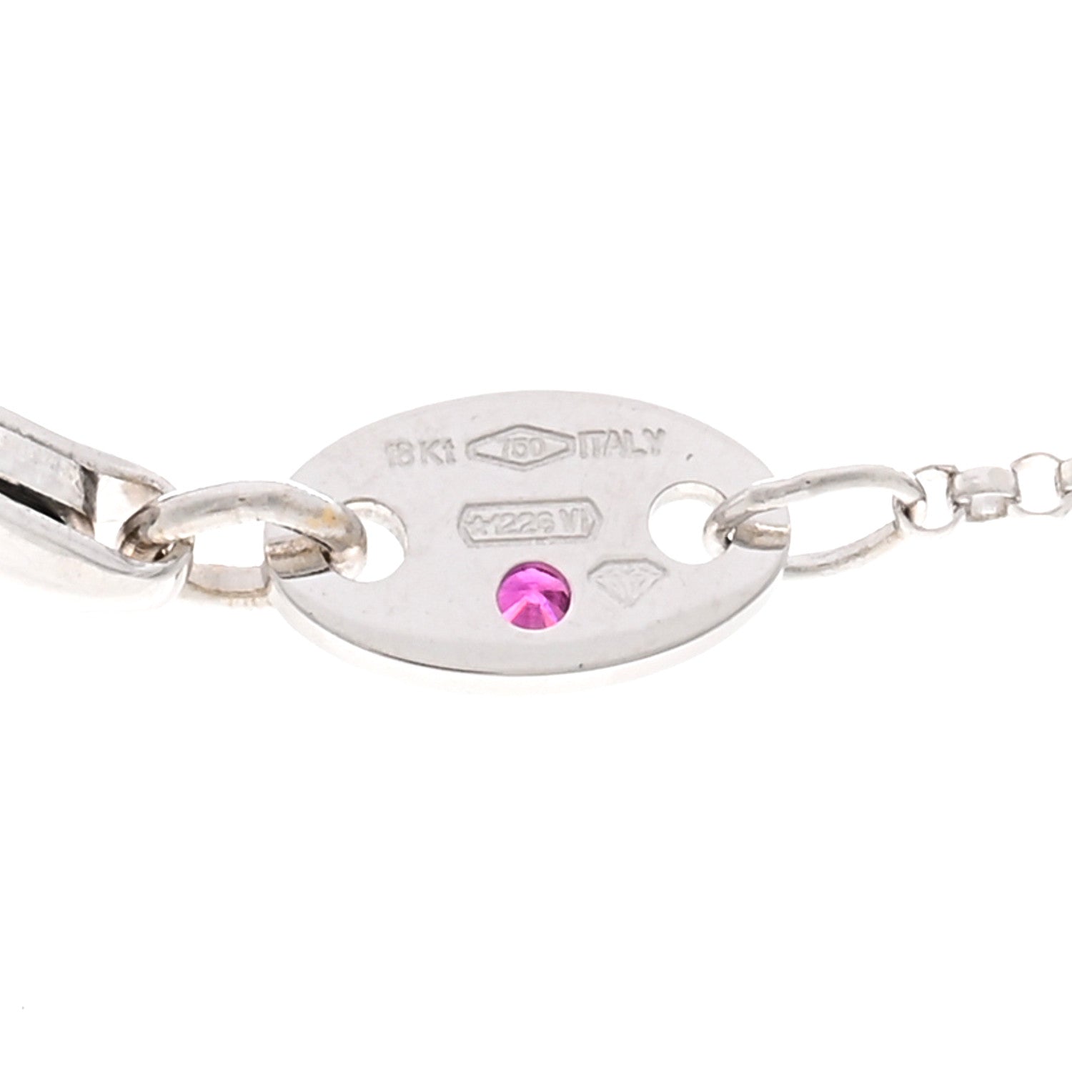 Roberto Coin 18K White Gold Diamond Petite Venetian Princess Flower Pendant Necklace 5 of 6