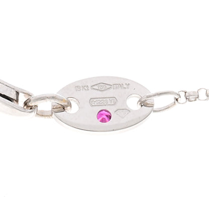 Roberto Coin 18K White Gold Diamond Petite Venetian Princess Flower Pendant Necklace 5 of 6