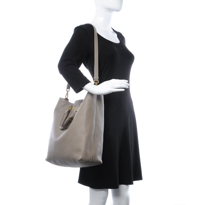 Prada Vitello Daino Tote Argilla 2 of 10