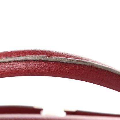 Louis Vuitton Taurillon Capucines MM Scarlet 7 of 13