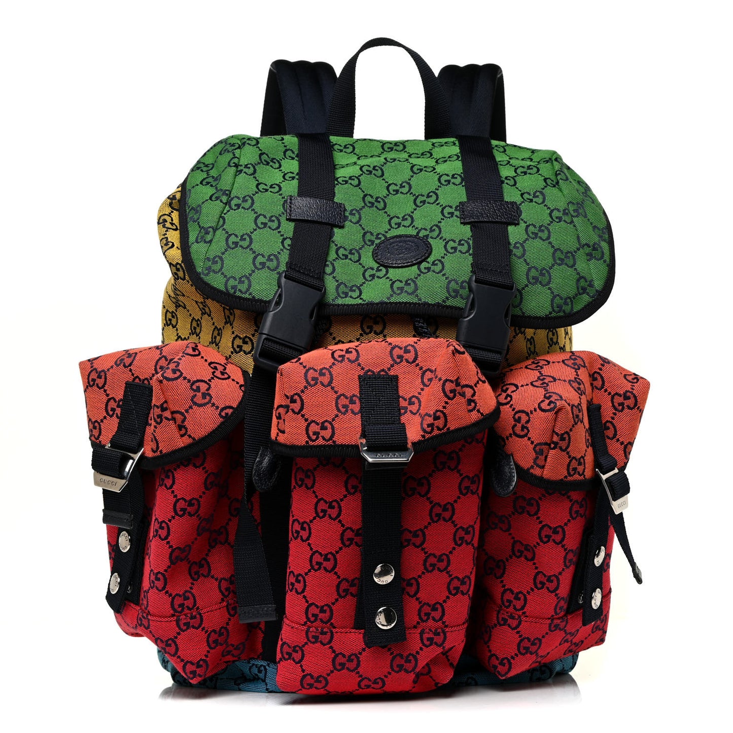 Monogram Multicolor Retro Interlocking G Utility Pocket Backpack Multicolor