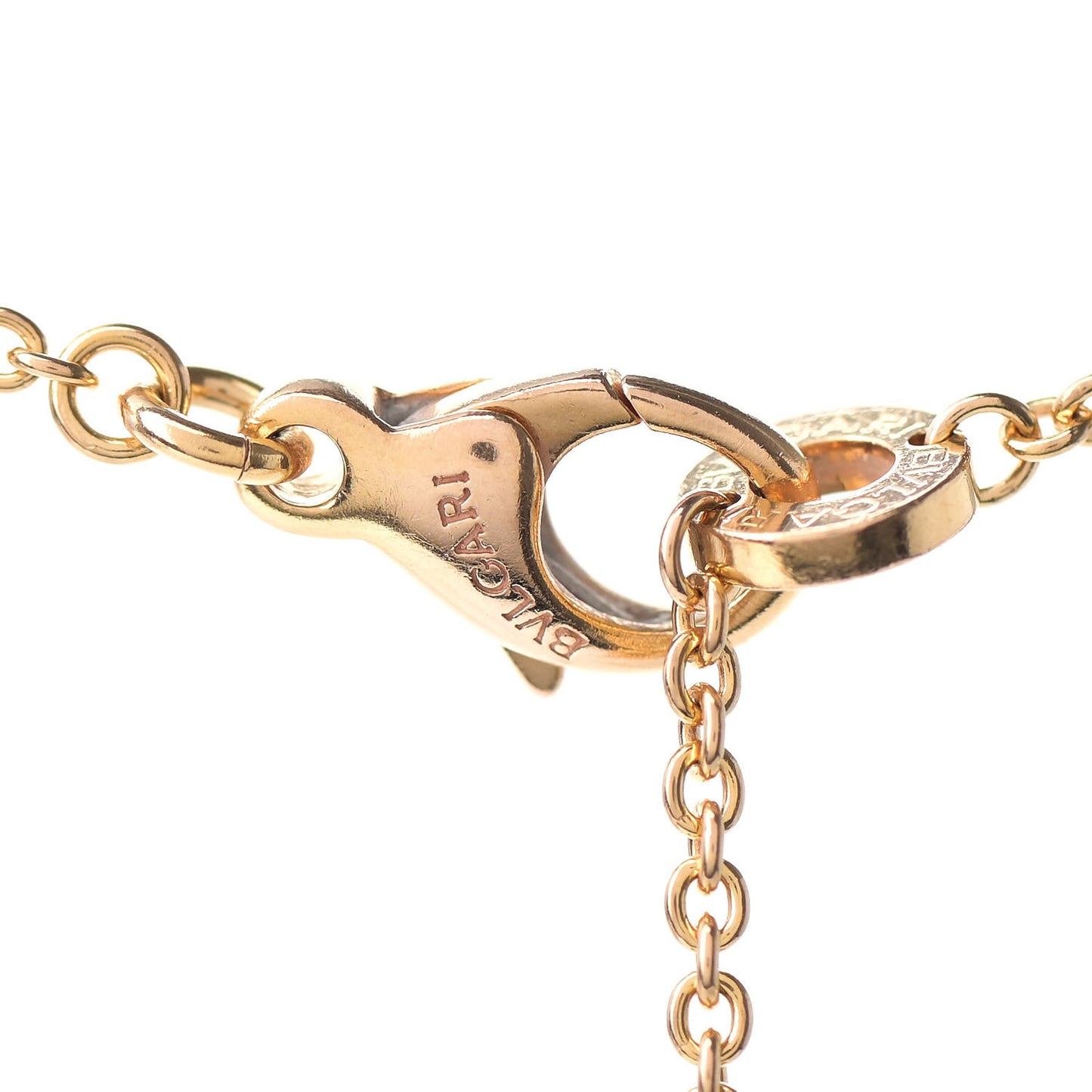 18K Rose Gold Black Ceramic B.Zero1 Pendant Necklace