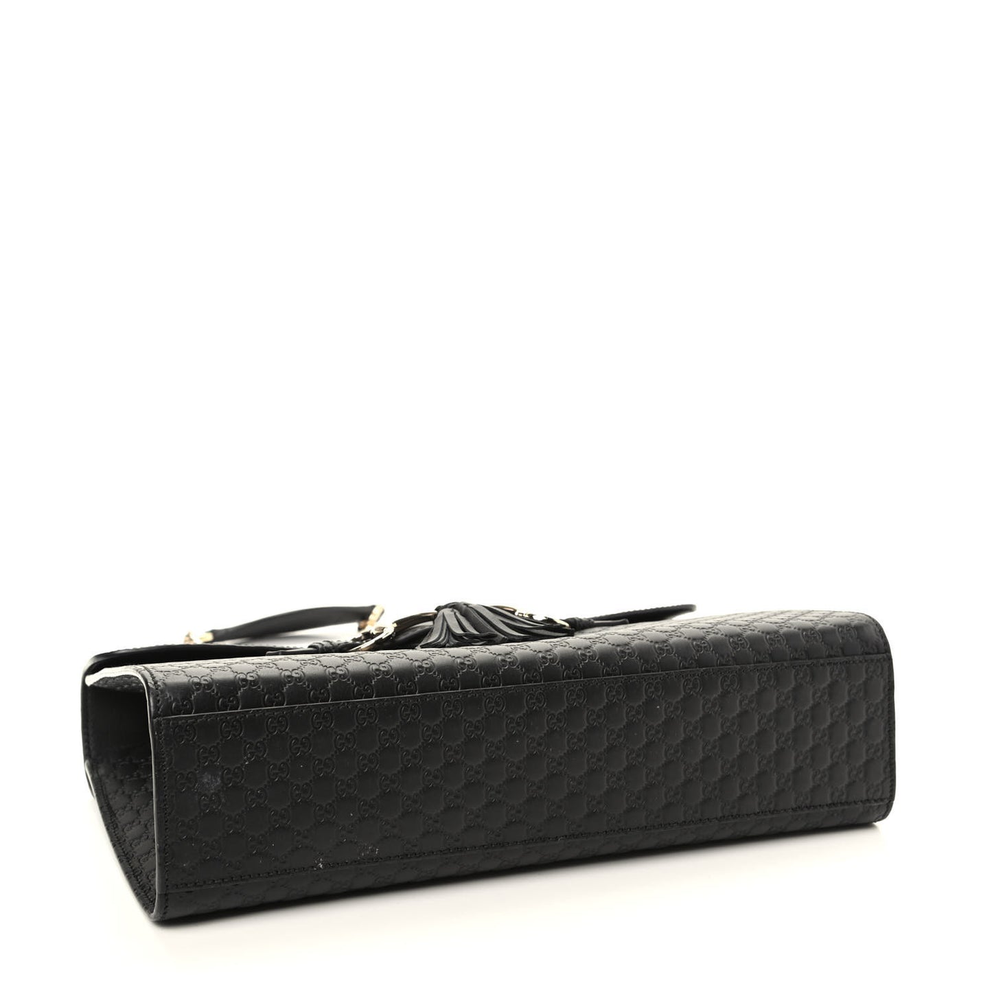 Microguccissima Medium Emily Chain Shoulder Bag Black