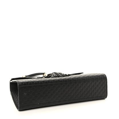 Gucci Microguccissima Medium Emily Chain Shoulder Bag Black 4 of 9