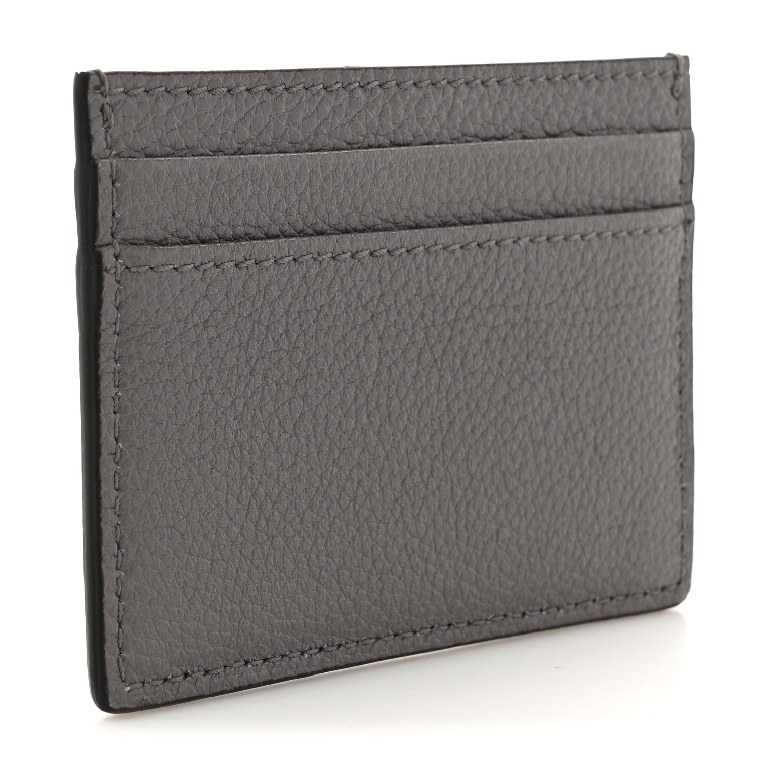 Gucci Grainy Calfskin Zumi Card Holder Dusty Grey 3 of 7