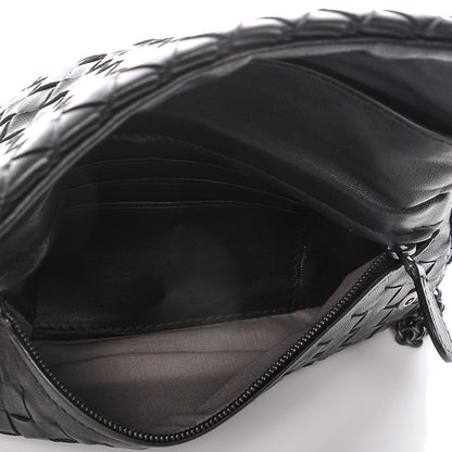 Bottega Veneta Nappa Intrecciato Mini Chain Messenger Black 6 of 10