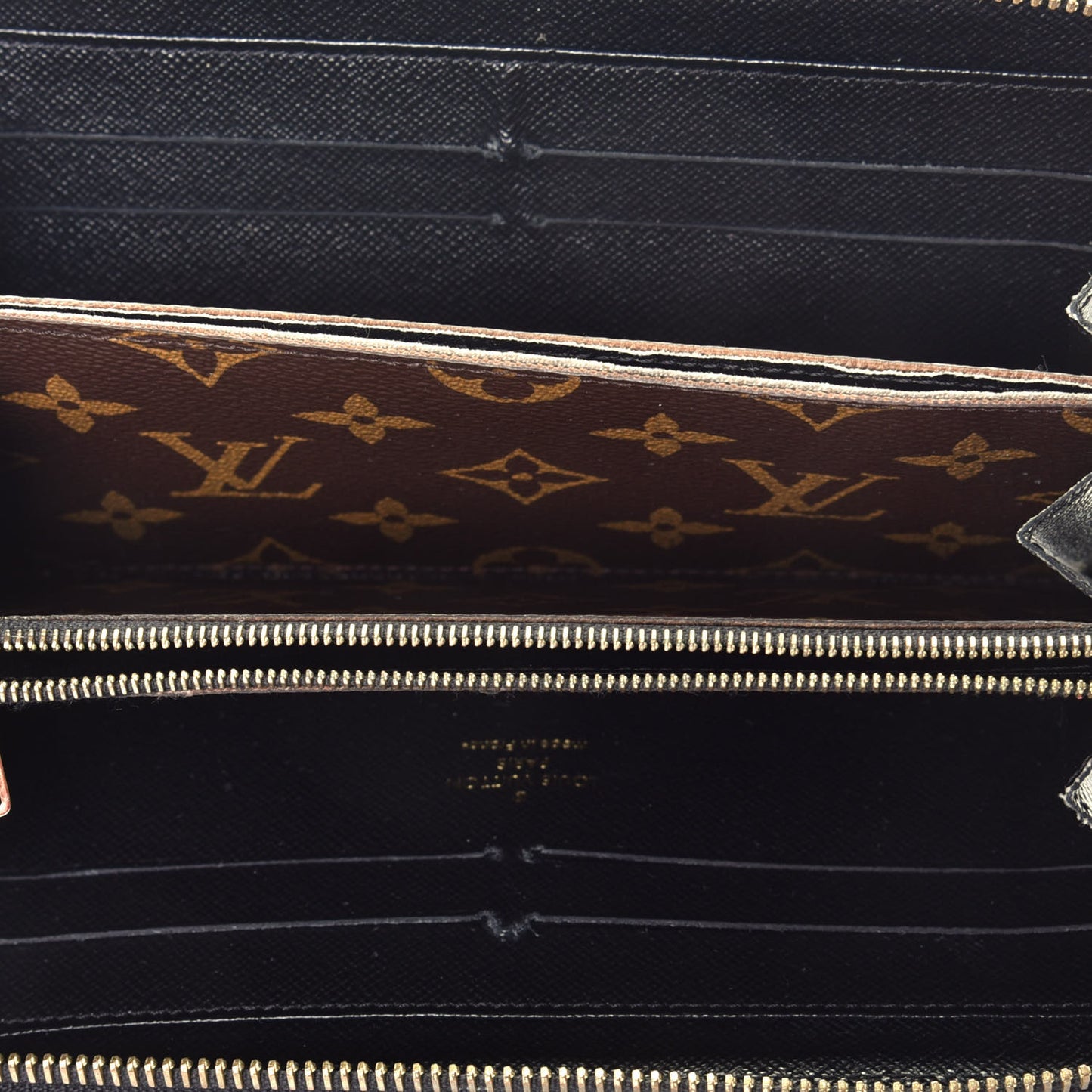 Monogram Zippy Retiro Wallet Black