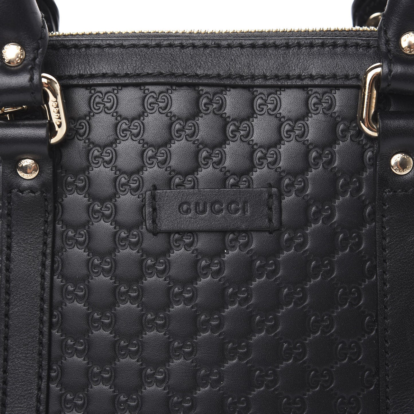 Microguccissima Mini Dome Bag Black
