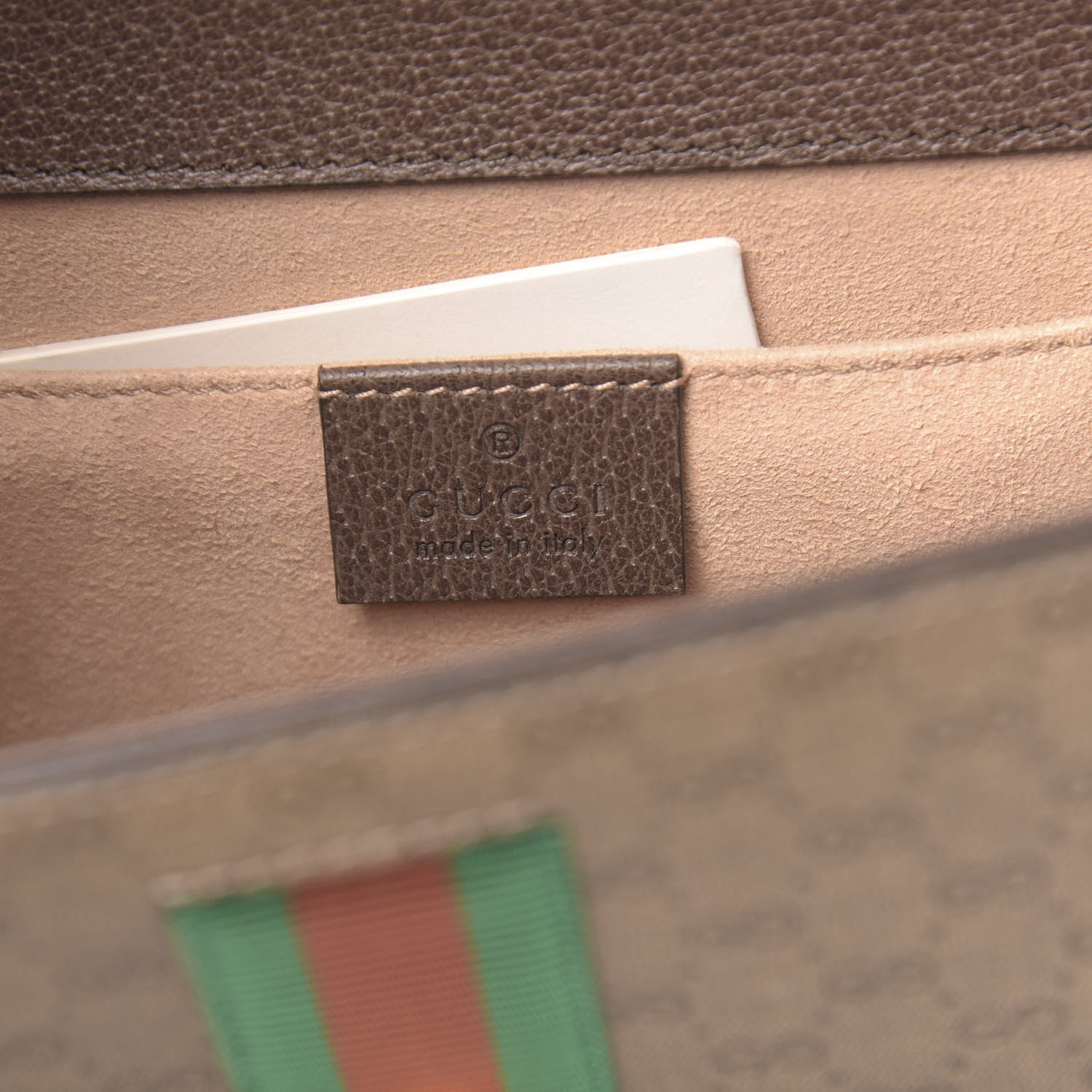 Gucci Mini Vintage GG Supreme Monogram Web Small Rajah Slim Flap Shoulder Bag Beige New Acero 6 of 10