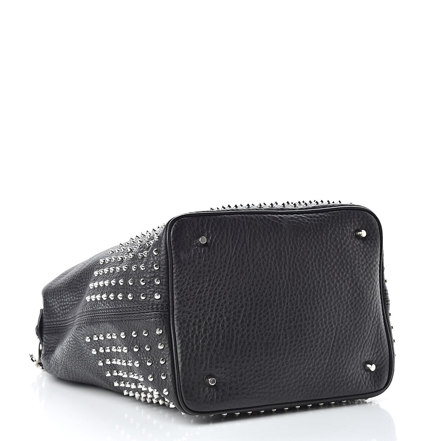 Calfskin Studded Medium Susanna Hobo Black
