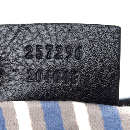Gucci Nylon Monogram Signature Hobo Shoulder Bag Navy 7 of 9
