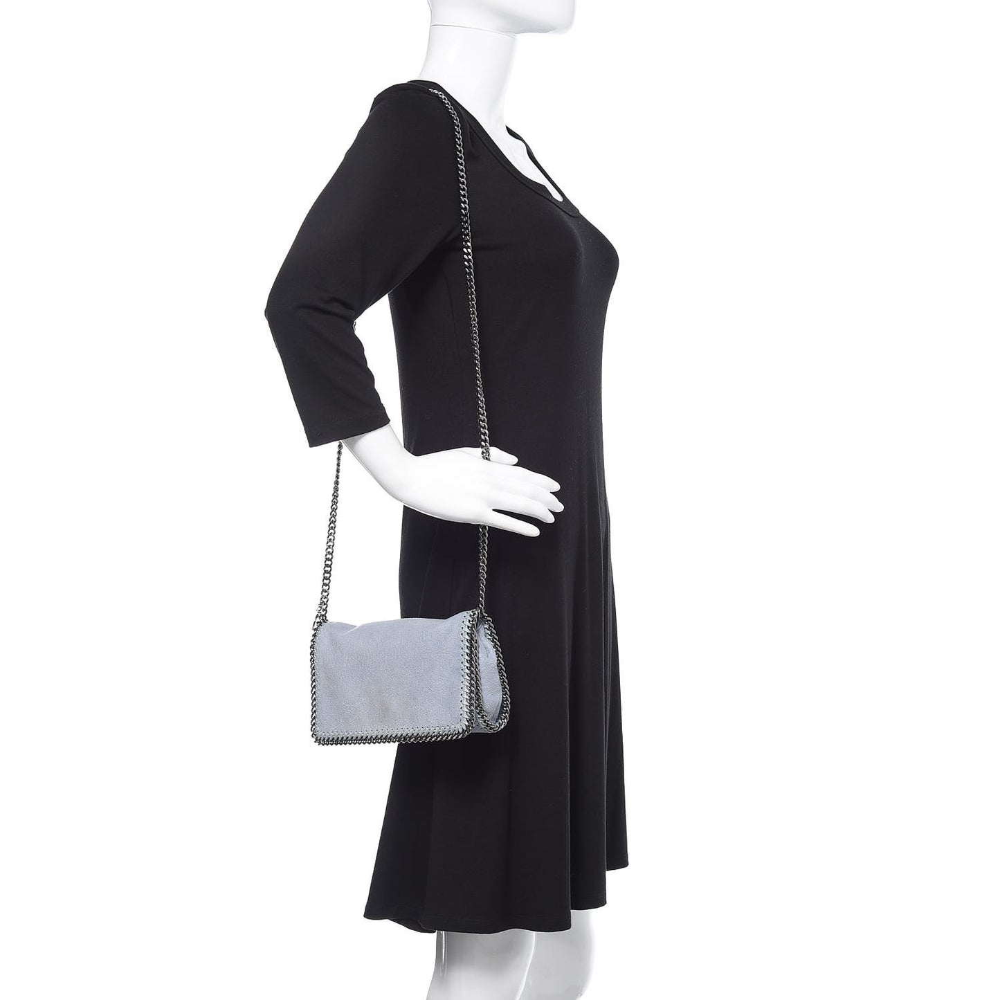 Shaggy Deer Falabella Crossbody Bag Duck Blue