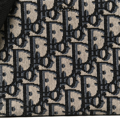 Christian Dior Oblique Pouch Navy Blue 9 of 10