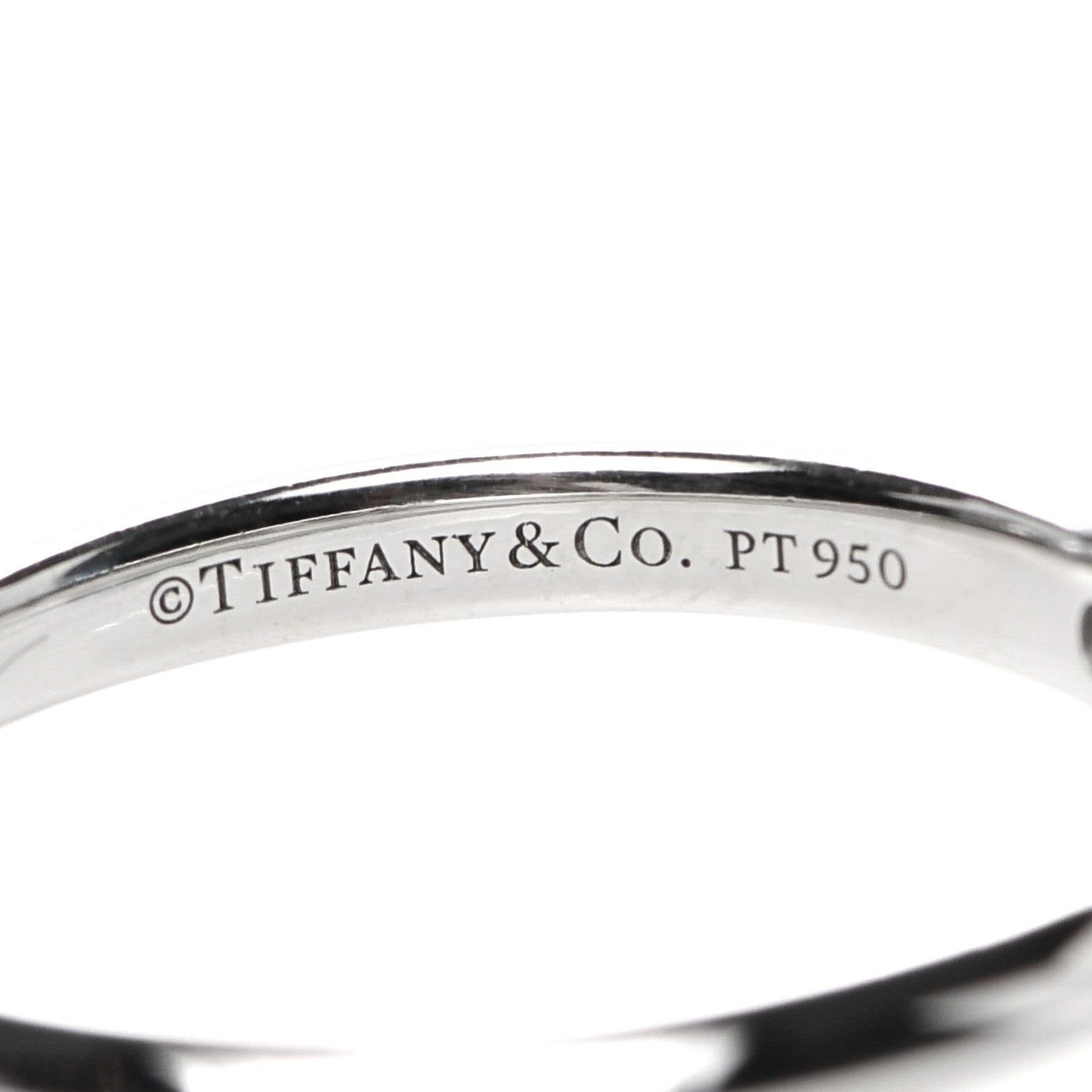 Tiffany Platinum Diamond .19ct Solitaire Engagement Ring 52 6 5 of 6