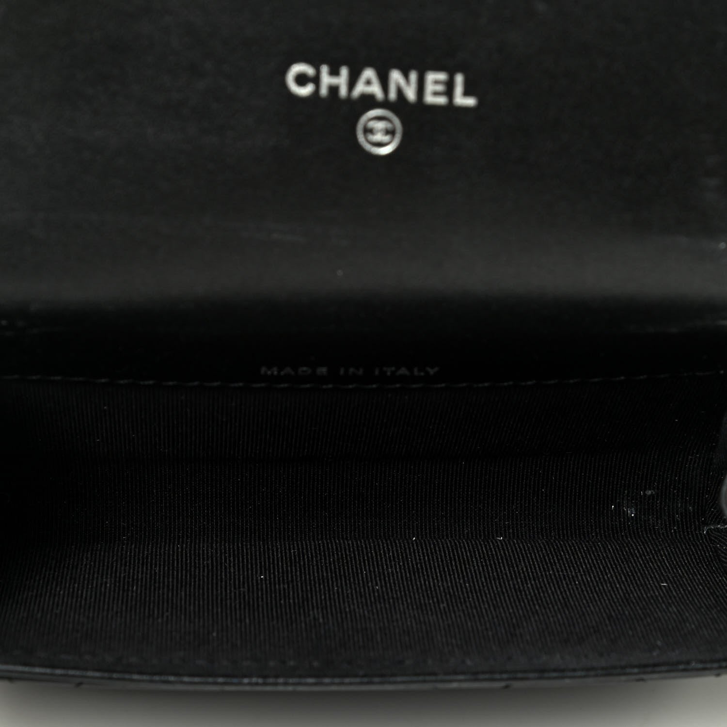 Chanel Aged Calfskin Quilted Reissue Flap Card Holder So Black 4 of 4
