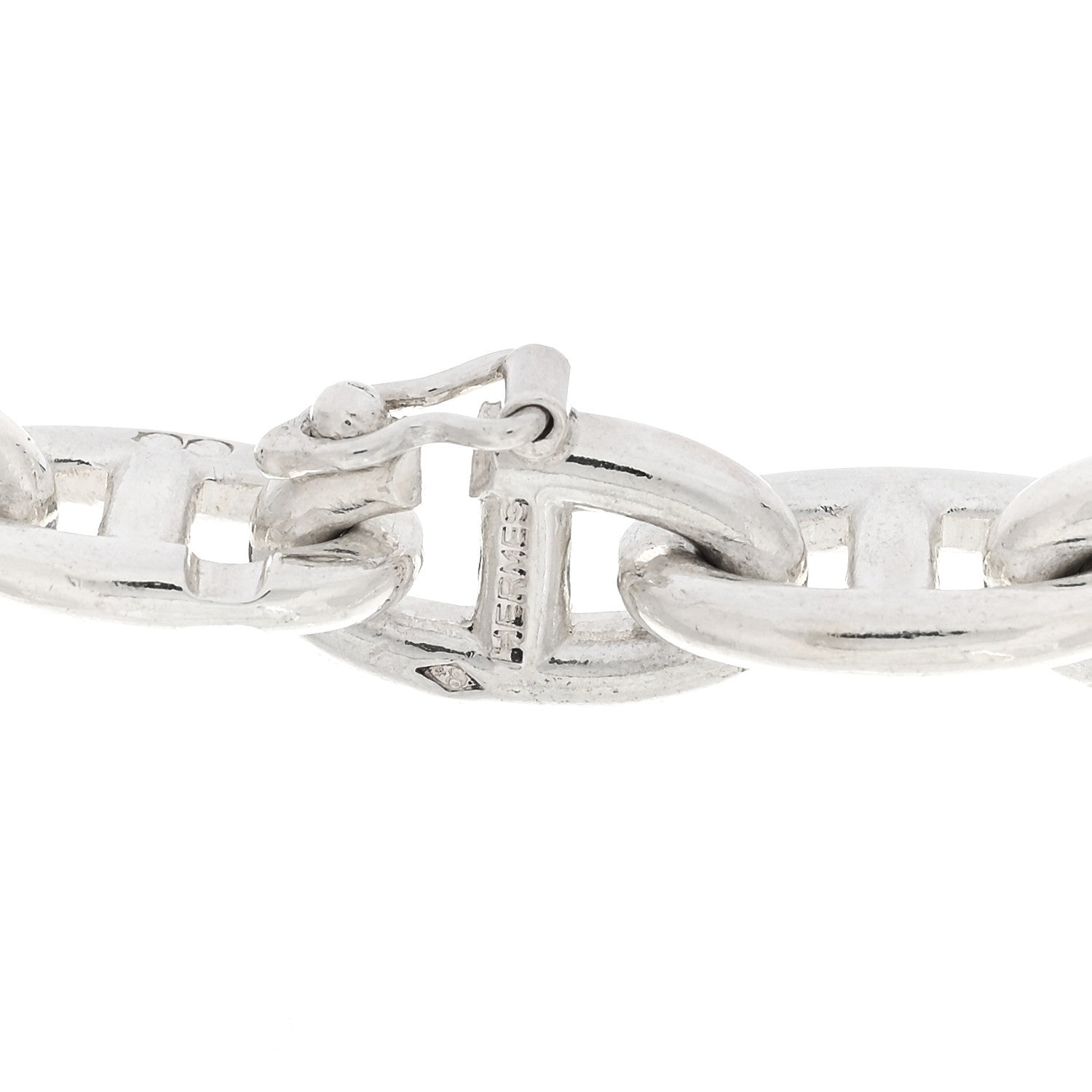 Hermes Sterling Silver Chaine D'Ancre Necklace PM 4 of 4
