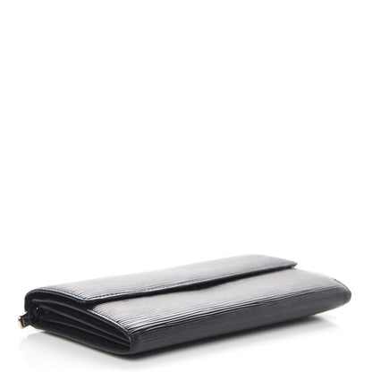 Louis Vuitton Epi Sarah Wallet Black 4 of 8