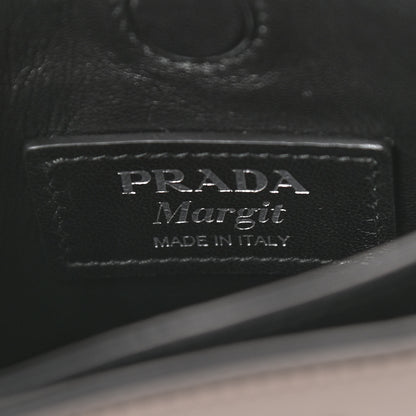 Prada City Calfskin Small Margit Bag Argilla Black 7 of 10