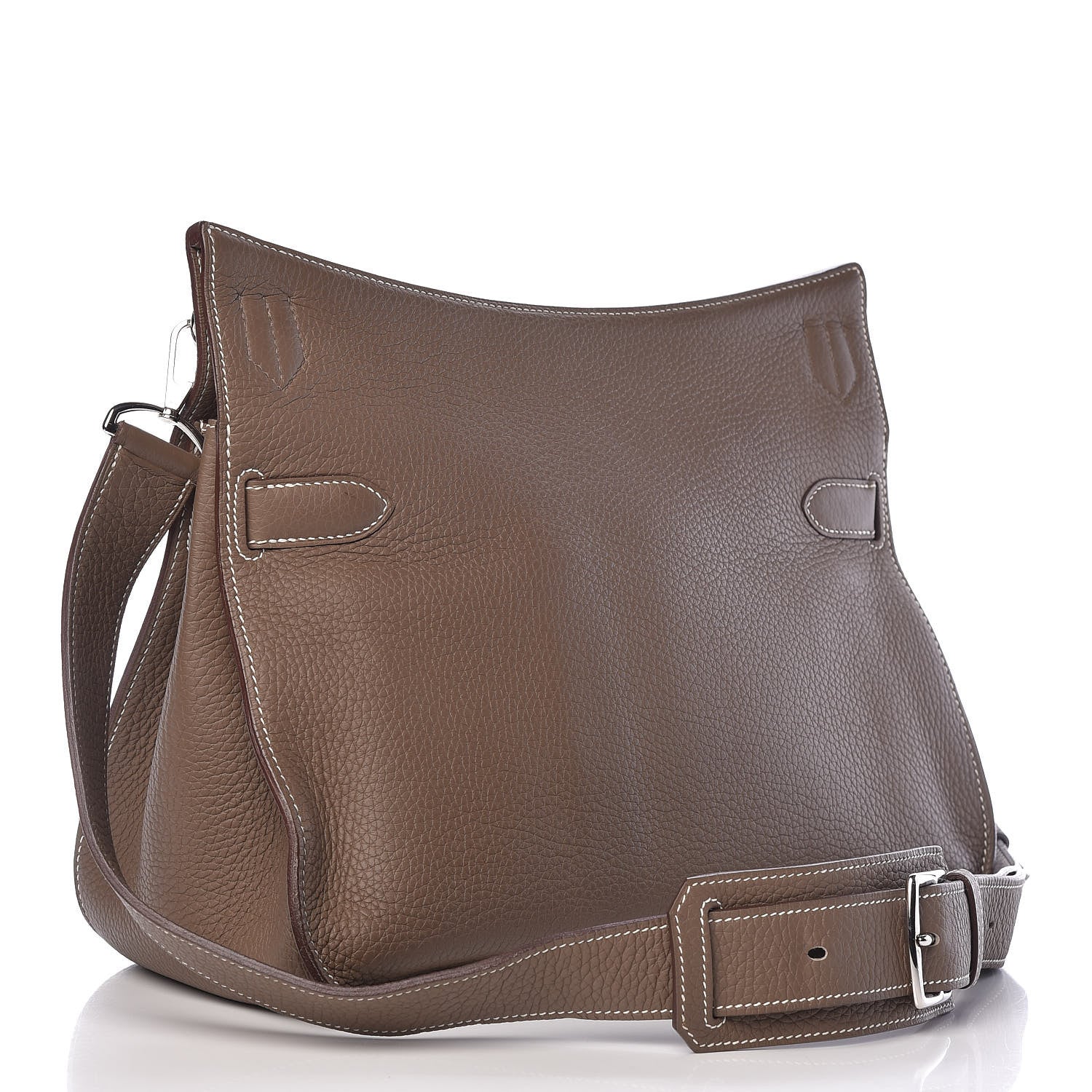 Hermes Taurillon Clemence Jypsiere 34 Etoupe 3 of 19