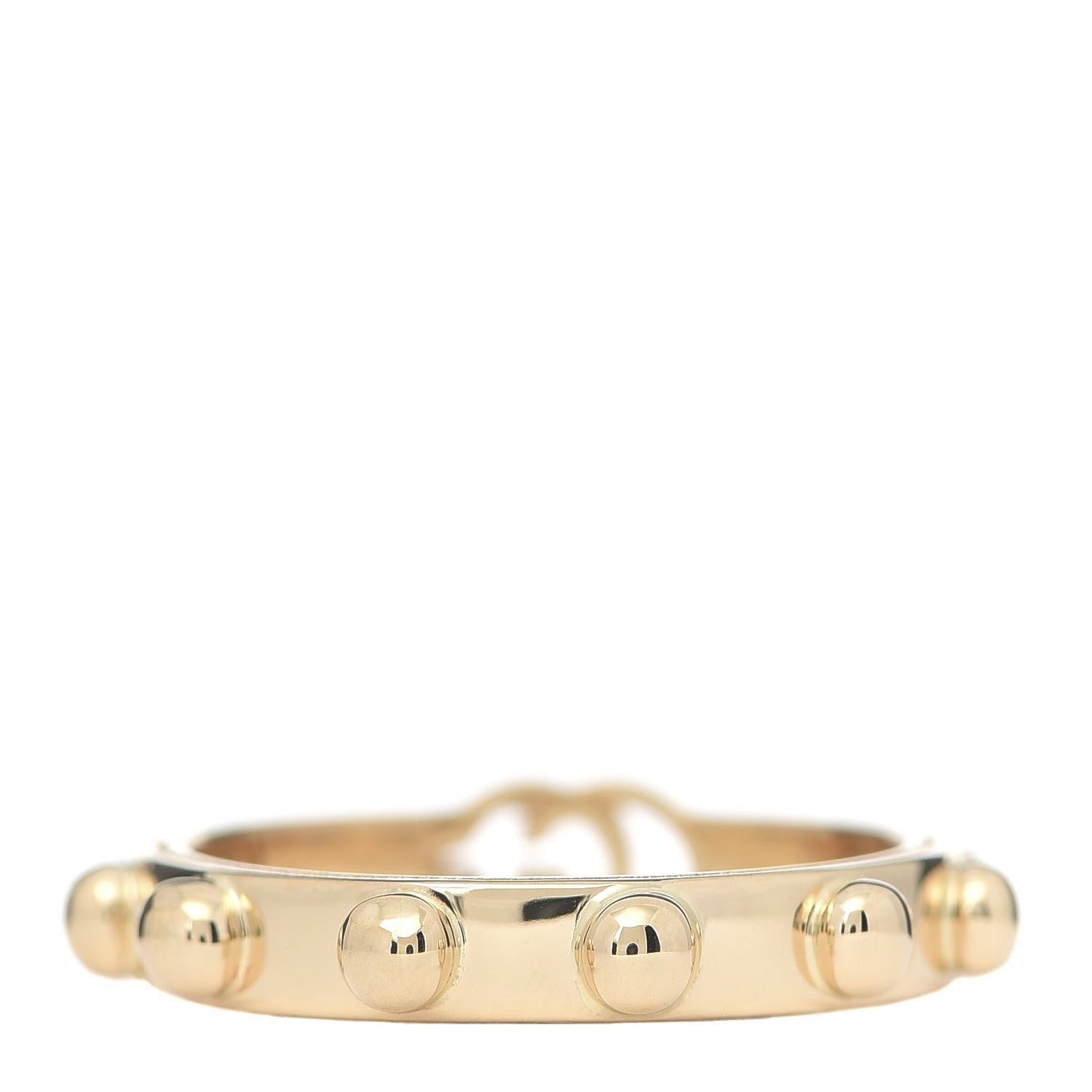 Gucci 18K Yellow Gold Running GG Ring 53 6.25 3 of 5