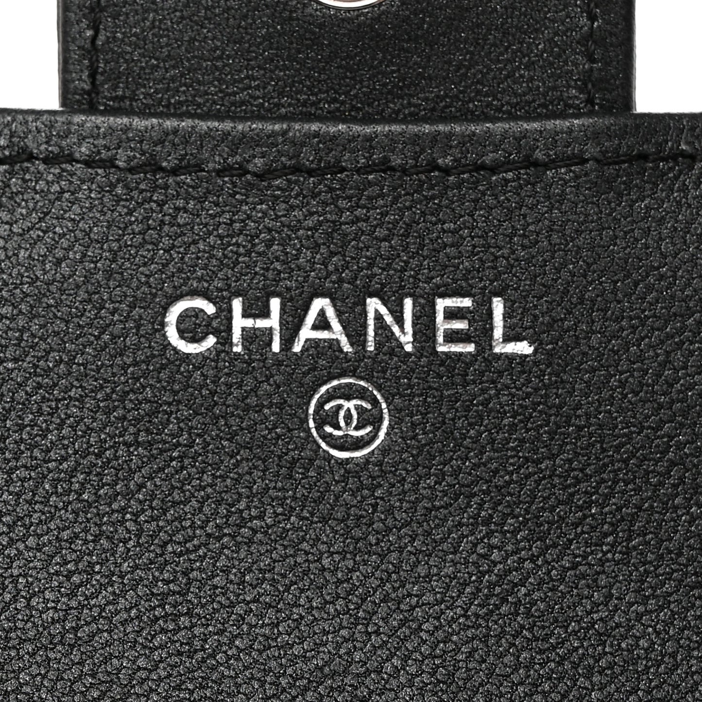 Lambskin Quilted Compact Flap Wallet So Black